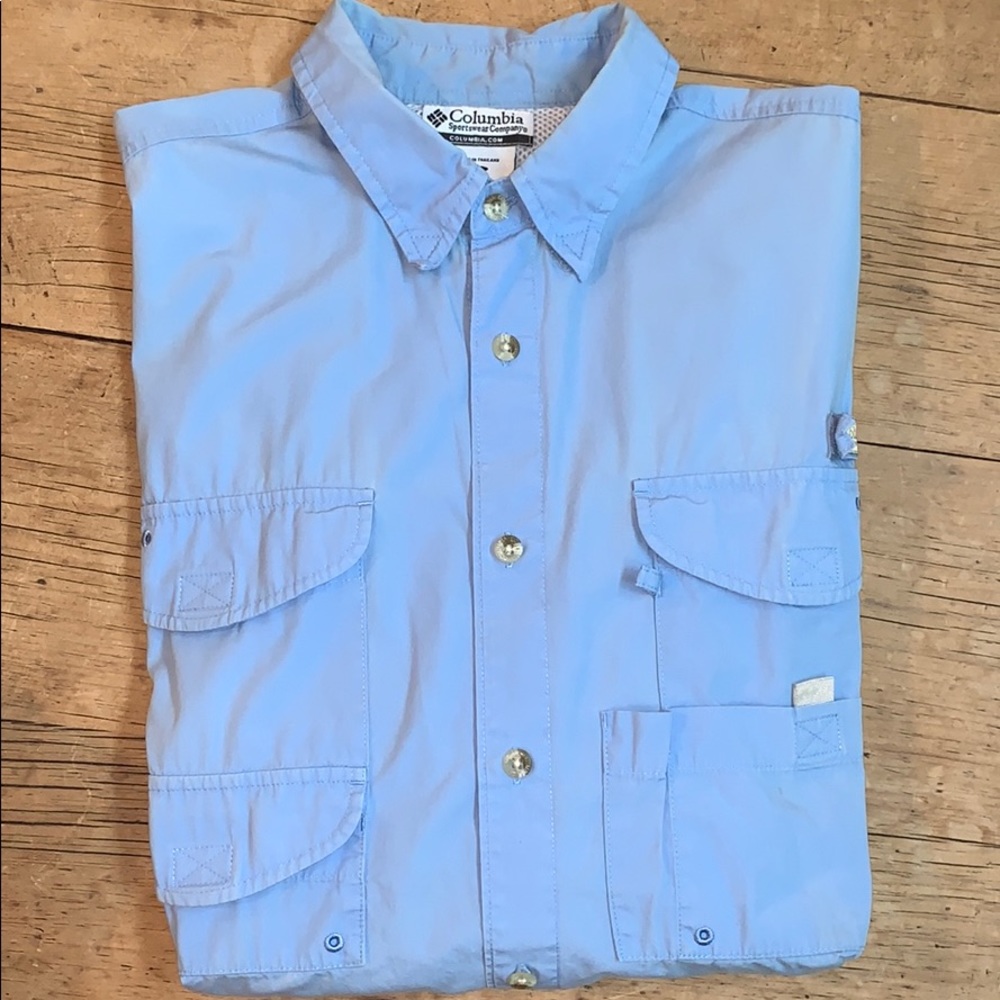 Columbia PFG short sleeve fishing shirt